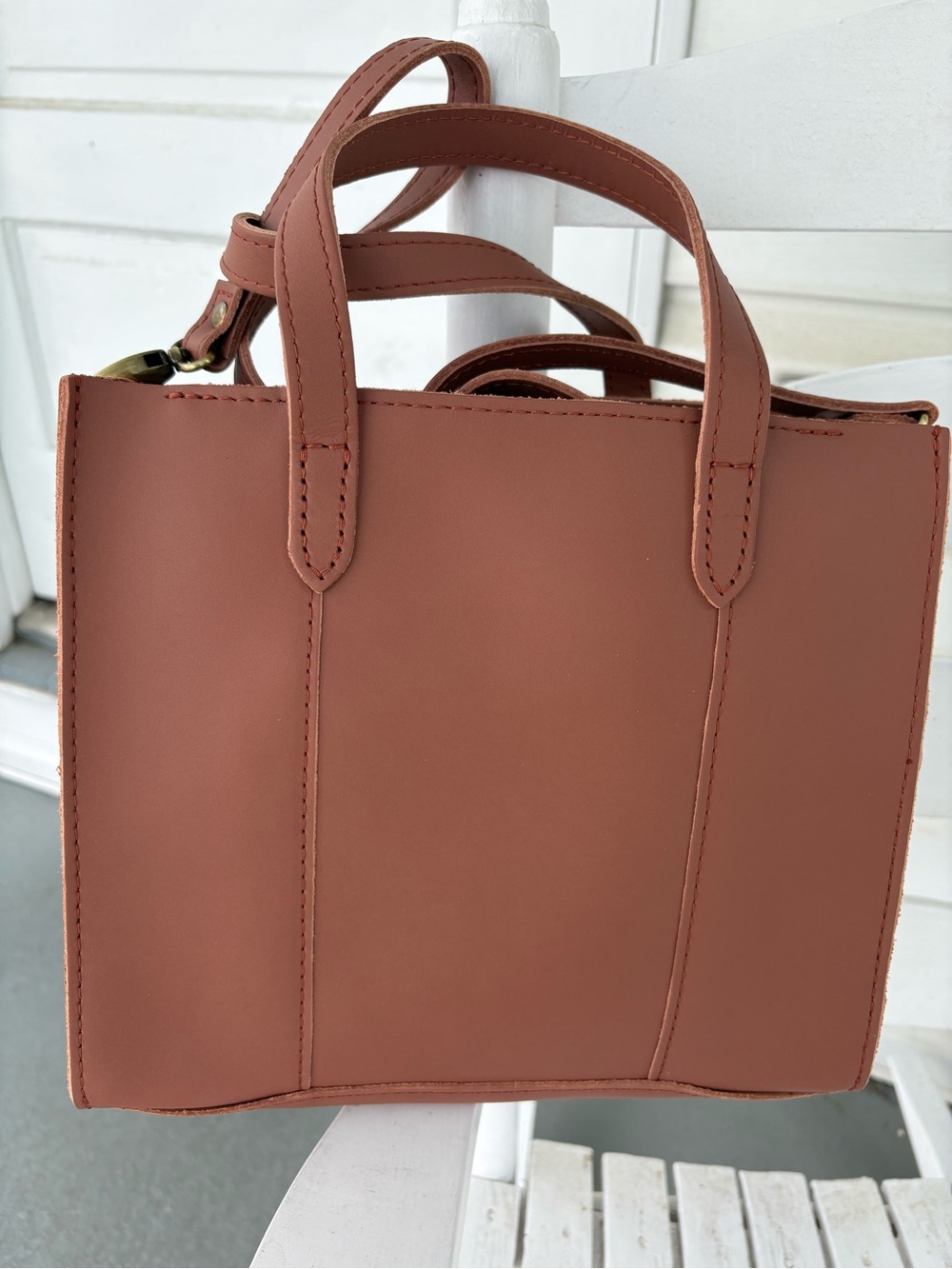Portland Leather Lola Tote in Sun-kissed - Picture 2 of 5